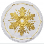 Mâm Trần Thạch Cao Dát Vàng Tròn