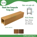 Thanh Lam Gỗ Nhựa B40T45