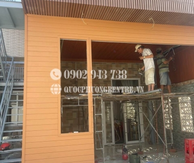 Mách bạn dịch vụ thi công tấm ốp giả gỗ ngoài trời Bến Tre tốt nhất