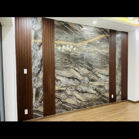 Hình ảnh thi công hoàn thiện tấm vân đá