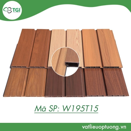 Gỗ Nhựa Composite Trong Nhà W195T15