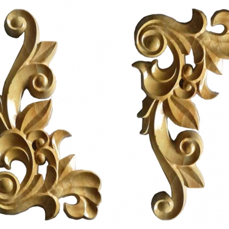 Phù điêu hoa văn vân đá DF1