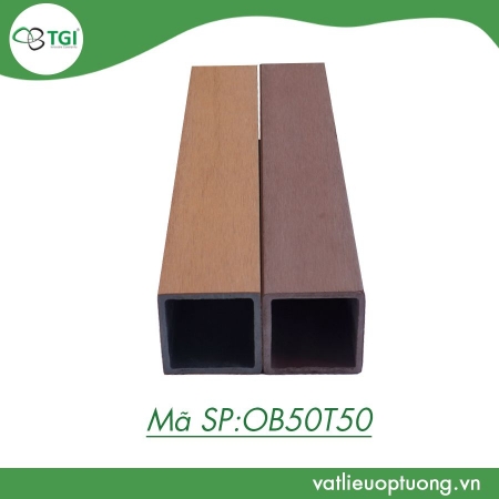 Thanh Lam Gỗ Nhựa Ngoài Trời OB50T50
